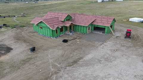 Cedar details and driveway pad