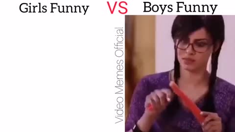 Girls Funny VS Boys Funny _ Very Funny Video #memes #girlvsboy #funny