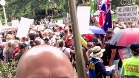 Protest For Freedom - Sydney / Australia 20.11.2021