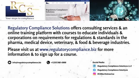 Regulatory Compliance Solutions Intro