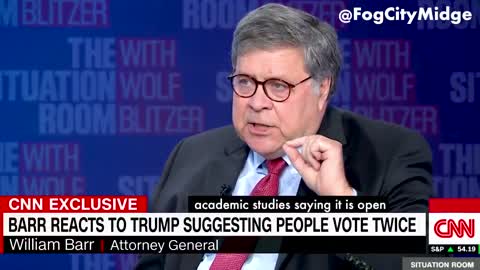 AG Barr talks mail in vote fraud CNN Wolf