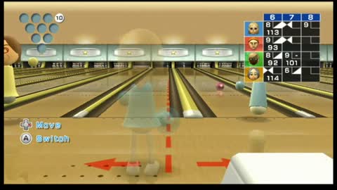 Wii Sports Bowling Game3 Part2