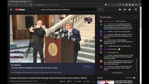 Election 2020 : Georgia : Gabriel Sterling - Illegal Votes Happen