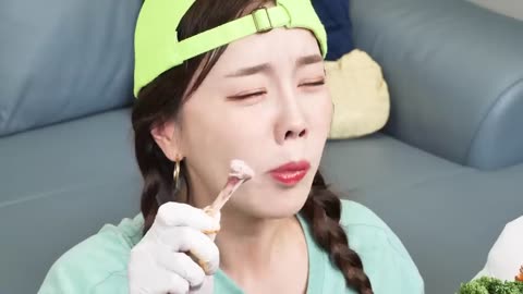 ENG SUB) Whole Fried Chicken Seafood Buldak Squid Korean Tteokbokki Mukbang & Recipe ASMR Ssoyoung