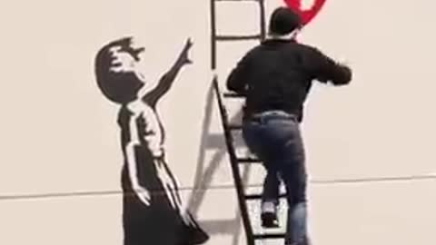 best 2021 amazing video by zacks king his drawing the ladder and being on it so surprise