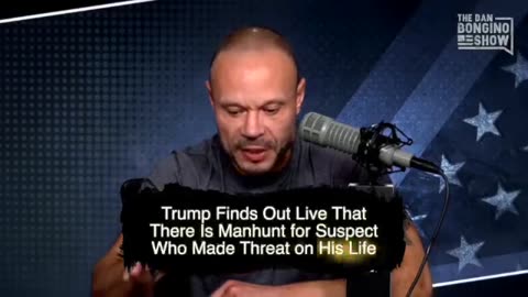 Bongino: Trump found out on live TV that there is an alleged threat on his life