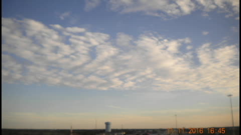 T=2h19m, dt=30s Cloud Time Lapse 20161111