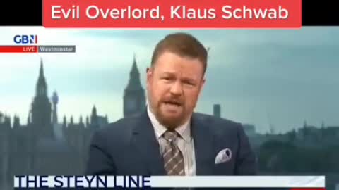 Newscast destroys Satanic eugenicist Klaus Shcwab on air.