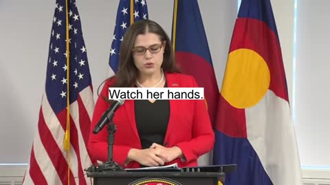 Jenna Griswald Press Conference Watch her hands