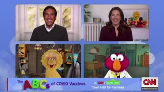 Sesame Street's Elmo dresses as CNN's Sanjay Gupta