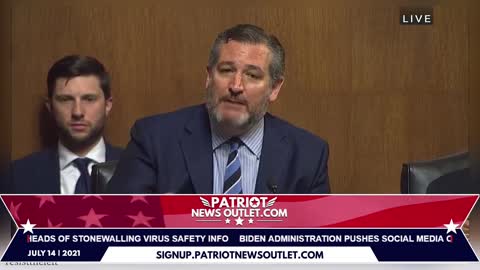 Patriot News Outlet Live | 🔥 Sen. Ted Cruz Torches Corrupt Politicians Act 🔥 | 7/14/2021