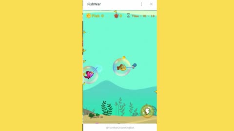 new mining mini app bot telegram fishwar