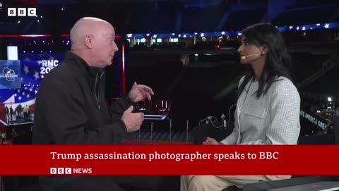 Photographer behind Trump bullet image speaks to BBC | BBC News