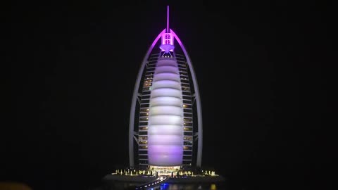 Burj Al Arab Jumeirah - Lightshow