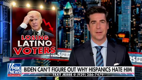 Donald J. Trump @realDonaldTrump JESSE WATTERS: “JOE IS LOSING LATINO VOTERS