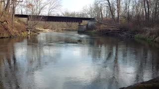 Cuyahoga River R/R Towpath Lock 28 Deep Lock