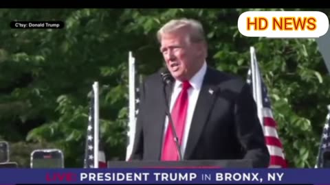 President Trump in Bronx NY