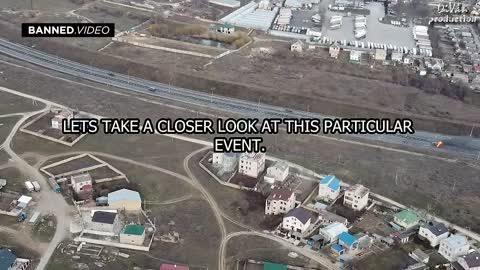 Drone Footage Shows Battle In Kherson Ukraine: First Day of Russian Operation