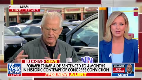 Fox News cuts away from Peter Navarro's speech to do a "fact check"