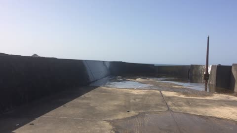 Rabat beach pier/Atlantic ocean