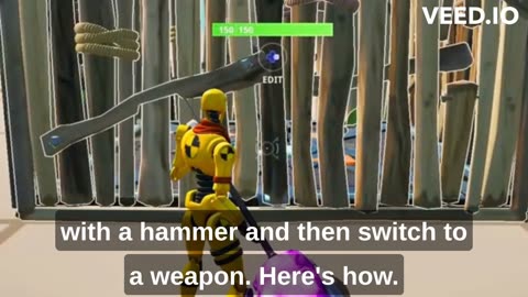 How to switch from shockwave hammer to weapons in 1 second (watch to the end)