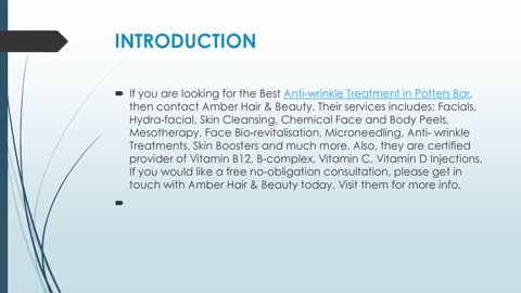 Get The Best Anti-wrinkle Treatment in Potters Bar.