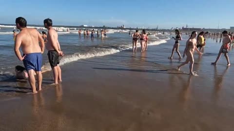 🇦🇷Argentina Beaches Mar del plata, ( Playa Grande )