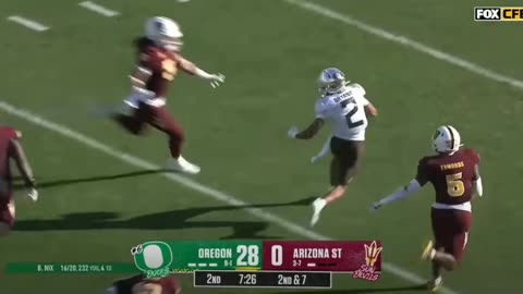 Bo Nix Highlights College career high 6TD Touchdown Showdown vs ASU 2023 #rookie #broncoscountry