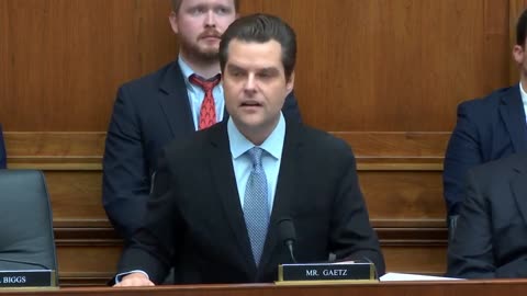 Matt Gaetz takes the establishment head on with Term Limits.