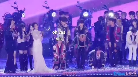 Blackpink and BTS on one stage