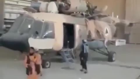 AFGHANISTAN WAR - TALIBAN TOOK HELICOPTERS AND DRONES