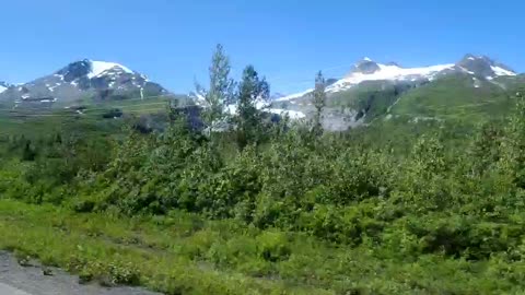 Driving on Alaska's Richardson Highway