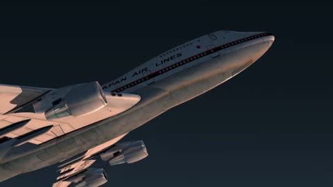 Japan Air Lines Flight 123 - Crash Animation