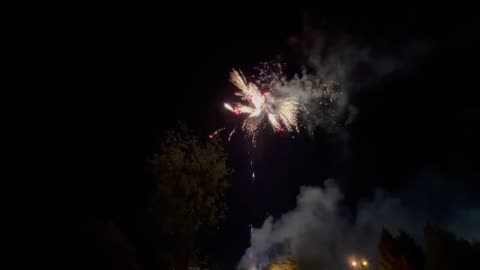 Fireworks at the Conclusion of the Elkhart Riverwalk Grand Prix 2024