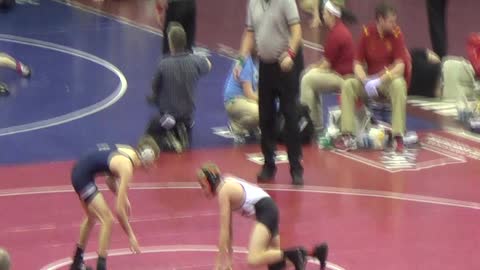 J freshman year state 126 bloodround vs Massey