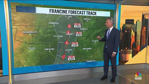 Francine expected to intensify to Category 2 hurricane as it approaches Gulf Coast