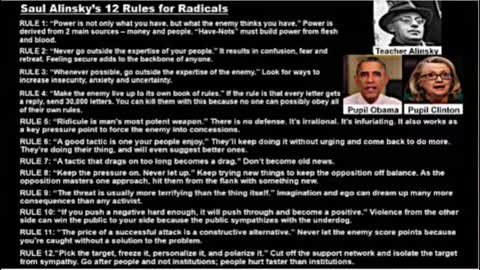 Hillary & Obama Idolized Saul Alinsky...Who Idolized Lucifer