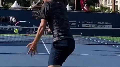 Most aesthetic shot, even some players' best overall tennis stroke is the one-handed backhand