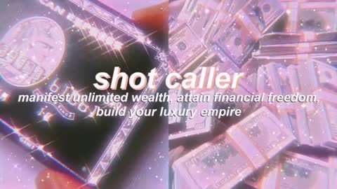 "Shot Caller" manifest extreme wealth + financial freedom subliminal