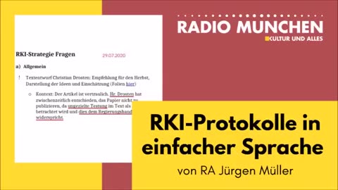 TOP Beitrag - RKI - Protokolle in einfacher Sprache - von Jürgen Müller vom 25. Juli 2024