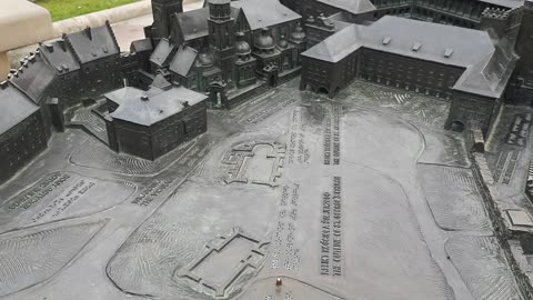 A model of the Wawel Royal Palace & Compound