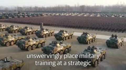 The Fearsome Might of China's Armed Forces: A Display of Power and Precision