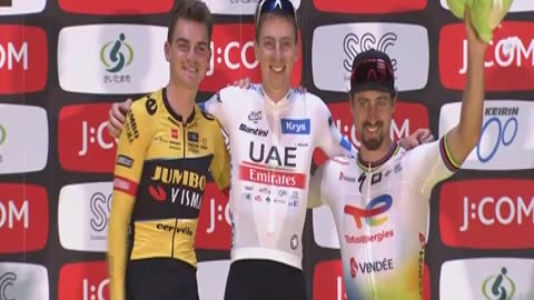 Tadej Pogacar Beat Sepp Kuss to Win the 2023 Tour de France Saitama Criterium