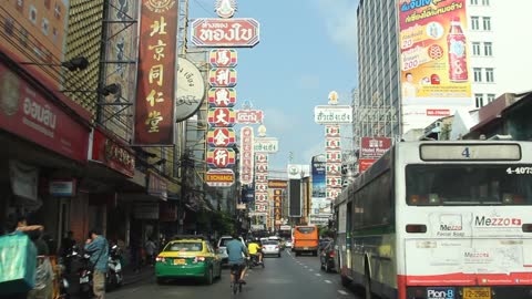 Bangkok's central avenue