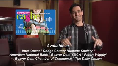 David Fiorazo Community Cash Card commercial 2011