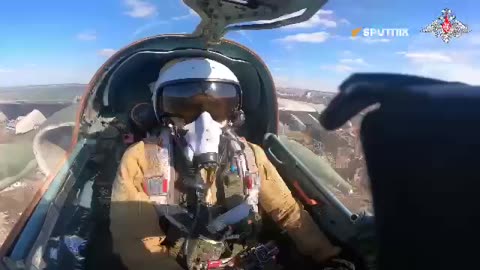 RUSSIA: Su-25 attack aircraft crews carried out a strike with unguided air missiles!