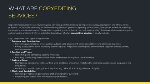 Copyediting Services: Enhancing Your Content for Clarity and Professionalism