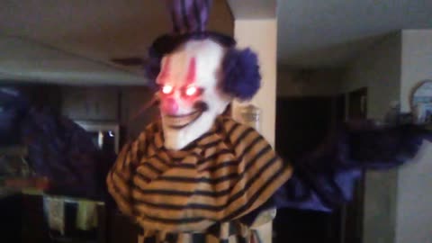 The Creepy Carnival: Creepy Clown With Purple Hair