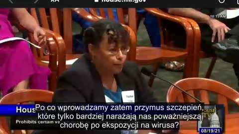 Dr Christina Parks: Nie możemy nakazywać czegoś, co nie zapobiega transmisji