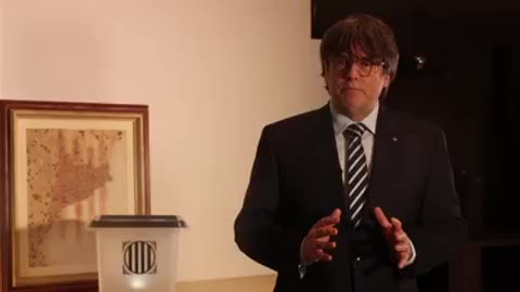 Vídeo del discurso de Puigdemont a Pedro Sánchez| "Lucharé para volver libre"